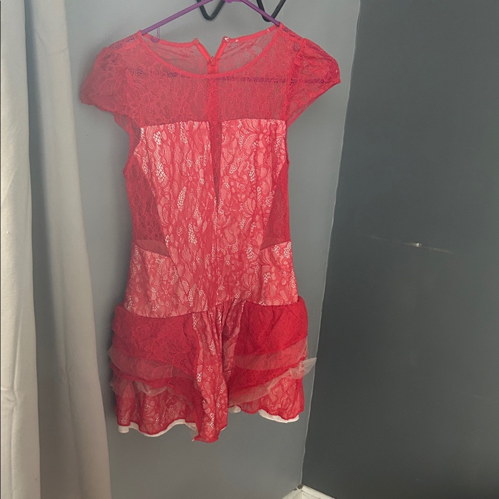 Red Lace Dress